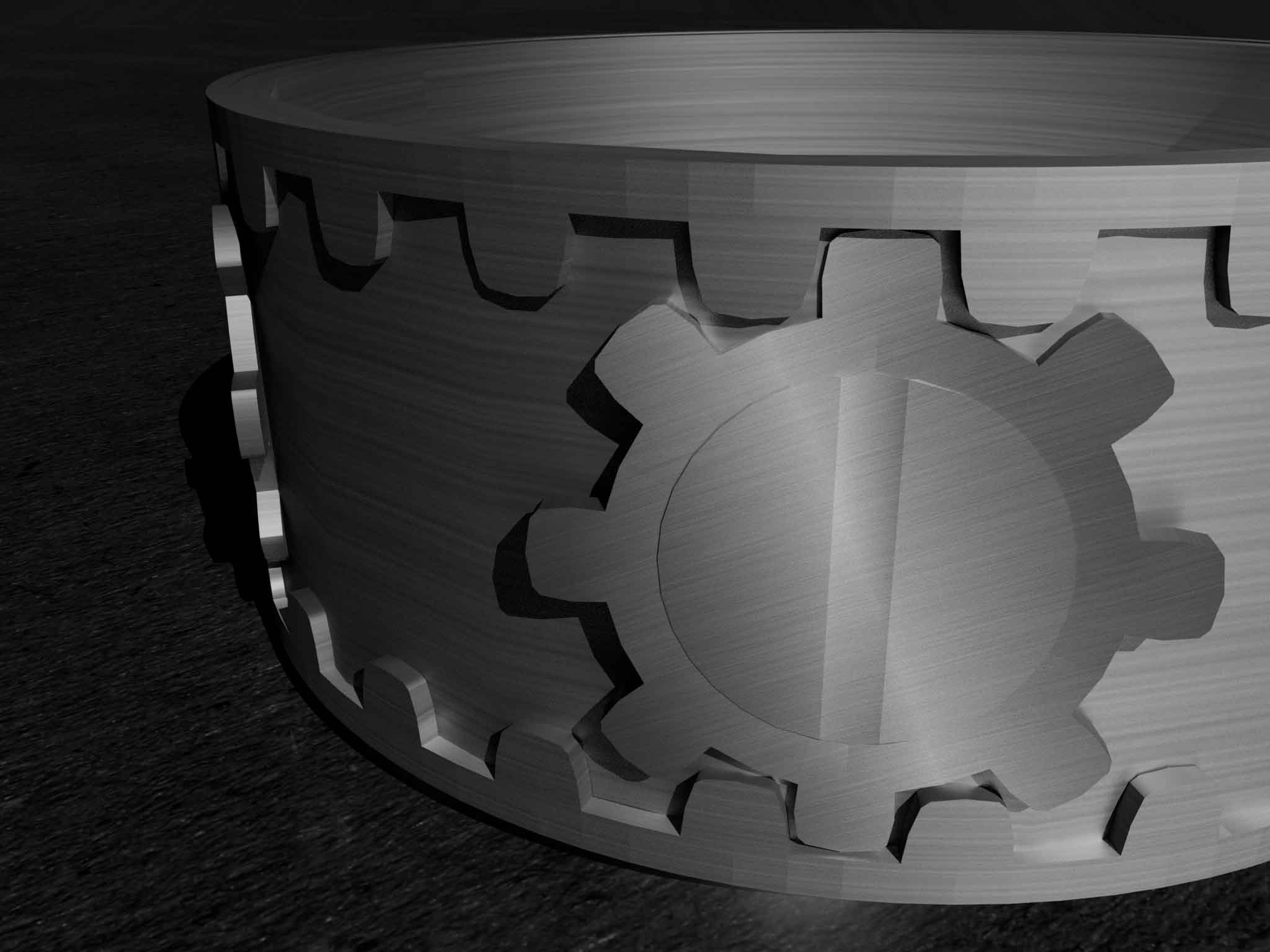 A closer view of the ring